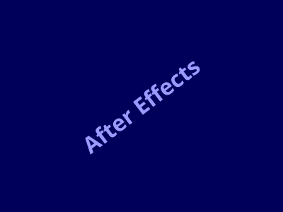 AfterEffects